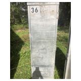 Metal Cabinet on Wheels #36