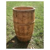 Nueskes Wooden Barrel Store Display