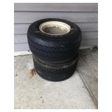 2 Garden Tractor Tires & Rims