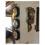 Duck Hunting Clock & Barometer