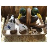 Mallard Duck Book Ends & Knickknacks