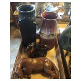 Pottery by Fritz and Horse Figures