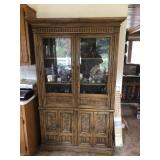Beautiful Hutch - Ornate Wood Work
