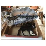 Moose Lot - Painted Mushroom & Plate