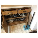 Contents of 2 Drawers & Cabinet - Pots, Pans, Etc