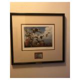 1986 Ducks Unlimitied Stamp Print By Maass