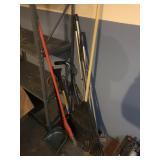 Lot of Long Handled Tools & Etc