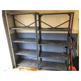 2 Metal 5 Tier Shelves
