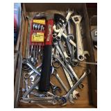 Assorted Tools - Hammer, Wrenches
