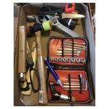 Assorted Tools - Tape Measure, Wrench, Etc