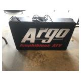 New Argo Lighted Advertising Sign