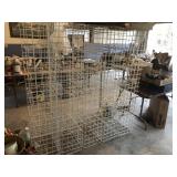 3 Metal Wire Racks with Shelves