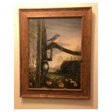 Bird on Well Pump Picture By Sam Timm