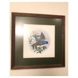 Blue Bird Print By John Bald