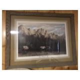 Majestic Mountains - Elk Print By Art Long