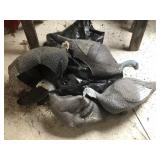 Lot of Turkey Decoys