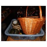 Planting Lot - Planters, Basket, Syrup, Etc