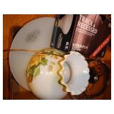 Vintage Light Fixture Lot - Light Bulbs, Globes