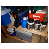 Large Lot of Coolers & Thermal Mugs