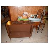 Large Misc Lot - Sewing Machine, Decor, Shelf, Etc