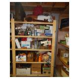 Contents of Right Side of Shelf - Christmas Decor
