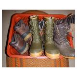 5 Pairs of 8 M & 8 1/2 M Size Boots