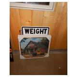 Coca Cola & Duck Pictures, Weight Limit Sign