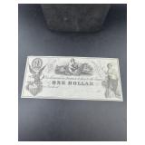 1800s States Of Pennsylvania $1 Note