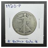 1920p Walking Liberty Silver Half Dollar Dollar