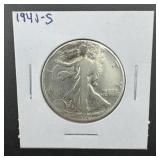 1941-s Walking Liberty Silver Half Dollar Dollar