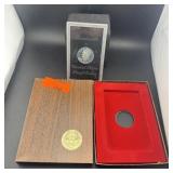 1971-s Silver Ike Dollar In Box