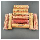 (10 Times) Wheat Cent Rolls