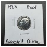 1963 Proof Silver Roosevelt Dime