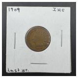1909 Indian Head Cent