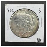 1926-s Peace Silver Dollar