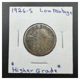 1926-s Standing Liberty Silver Quarter