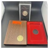 1973-s 40% Silver Eisenhower Dollar In Box