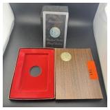 1972-s Silver Eisenhower Dollar In Box
