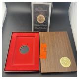 1974-s 40% Silver Eisenhower Dollar In Box