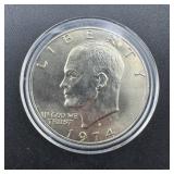 1974-s Eisenhower Dollar