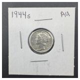 1944-s Mercury Silver Dime