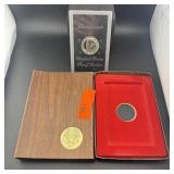 1974-s 40% Silver Eisenhower Dollar In Box