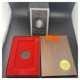 1971-s Silver Ike Dollar In Box