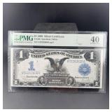 1899 Black Eagle Silver Certificate Pmg Xf40