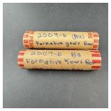 (2 Times) 2009-d Formative Years Penny Rolls