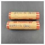(2 Times) 2010-d Penny Rolls
