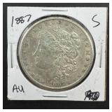 1887-s Morgan Silver Dollar