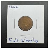 1866 Indian Head Cent