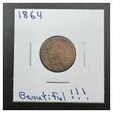 1864 Indian Head Cent