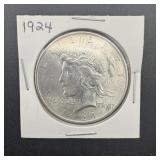 1924 Peace Silver Dollar